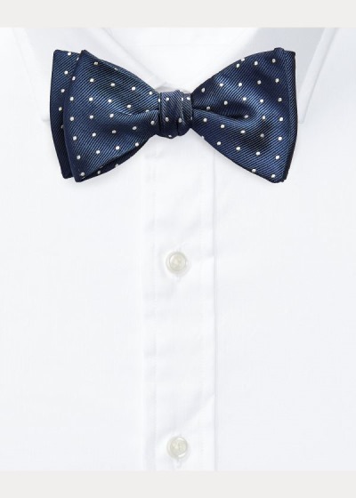 Laços Polo Ralph Lauren Polka-Dot Silk Repp Bow Homem 65037-KMLO